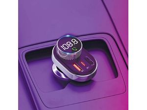 Proove FM Launcher Sound Link 30W, transmițător FM și încărcător auto QC3.0/PD3.0, Bluetooth 5.4