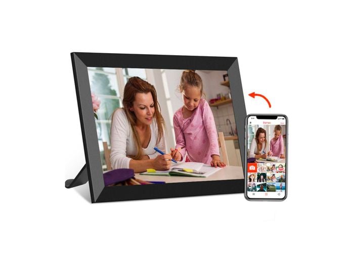 Mobilly fotorámeček 10,1", WIFI, IPS display, černá