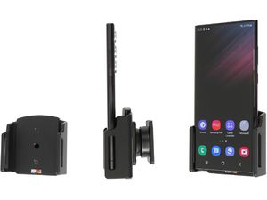 Brodit Kfz-Halterung für Samsung Galaxy S22 Ultra, mit Schutzhülle, verstellbar, ohne Ladefunktion