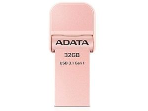 ADATA pendrive AI920 32GB Lightning és USB 3.1 rózsaarany színben