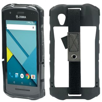 Mobilis PROTECH TPU CASE pentru TC21/26/ELASTIC HAND STRAP W / STYLUS BLK