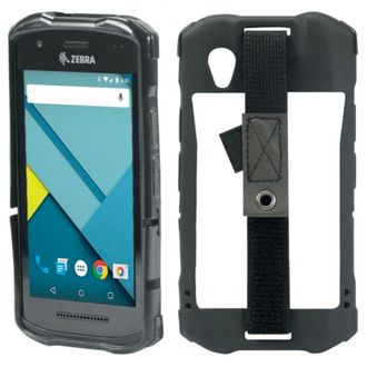 Mobilis PROTECH TPU КАЛЪФ ТЕФТЕР TC 51/52/56/57/ELASTIC HAND STRAP STYLUS BLACK