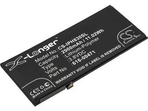 Akku für Apple iPhone XR, 2900 mAh, Li-Ion