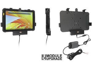 Brodit държач за Zebra ET40/ET45 10" в калъф, AMPS/VESA 75, скрито зареждане