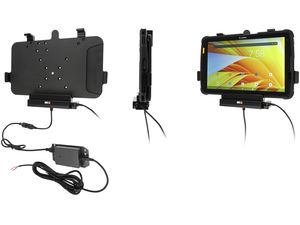 Brodit държач за Zebra ET40/ET45 10" в калъф, AMPS/VESA 75, OTG, скрито зареждане