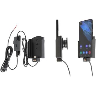 Brodit držák do auta na Samsung Galaxy S21+ 5G, bez pouzdra, se skrytým nabíjením