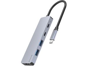 Proove IRON LINK 5v1 hub Type-C, 2x Type-C, 2x USB 3.0, HDMI, PD, hliníková slitina, pro všechny OS