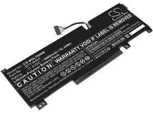 Akku für MSI Pulse GL76, Katana GF66, Bravo 15, Crosshair 17 und andere, 4600 mAh, Li-Pol