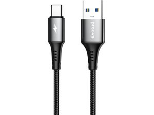 Proove WIREX Kabel USB-A / USB-C, 3A/15W, 480Mbps, 1m, Aluminiumlegierung, geflochten