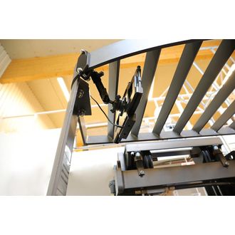 Baza de montaj cu știfturi cu bilă, înălțime 172 mm, pentru montare pe profil 5-130 mm și lățime maximă 97 mm