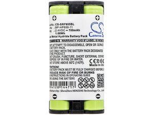 Baterie pentru Sony MDR RF995, Sony MDR RF400 (eq. BP-HP800-11), 700mAh