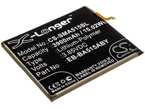 Батерия за Samsung Galaxy A51 2019, Samsung Sm-A515f/dsm (eq. Samsung EB-BA515ABE), 3900 mAh