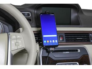 Brodit univerzální držák do auta na telefon s USB-C, s horním jištěním, se skrytým nabíjením