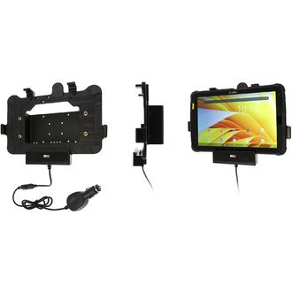 Brodit държач за Zebra ET40/ET45 10" в калъф/експлоатационен гръб, AMPS/VESA 75, зареждане от CL
