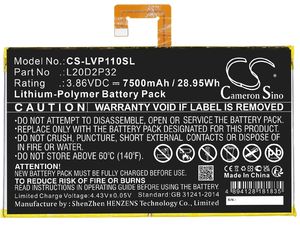 Baterie pentru Lenovo Tab P11, TB-J606f, TB-J607z și altele, 7500mAh , Li-Pol