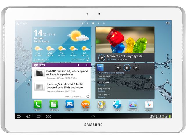 obsah balení Samsung GALAXY Tab 2 10.1 Wi-Fi + 3G P5100 16 GB + SanDisk ultra rychlá paměťová karta 16GB :: Užijte si rychlost
