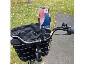 Brodit MOTO mobiltelefontartó 56-92 mm, kar 123 mm, kormány 20-32 mm, carbon