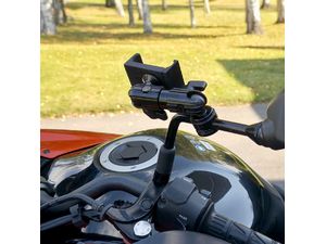 Brodit MOTO mobiltelefon-tartó 56-92 mm, kar 90 mm, tükör 8-14 mm