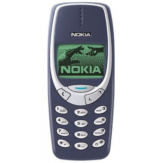 Nokia 3310 (модел r.v. 2000), наложен оригинален телефон, английско меню