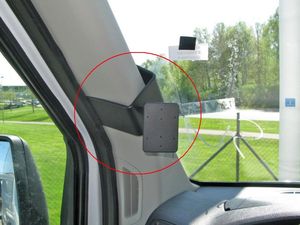 Brodit ProClip montážní konzole pro Ford Transit 14-19/Transit Tourneo 14-18, vlevo na sloupek