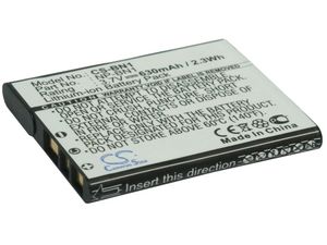 Akkumulátor Sony Cyber-shot DSC-TX20, TX9 (eq NP-BN1), 630mAh