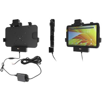 Brodit държач за Zebra ET40/ET45 10" без корпус, AMPS/VESA 75, с предпазен механизъм, скрито зареждане