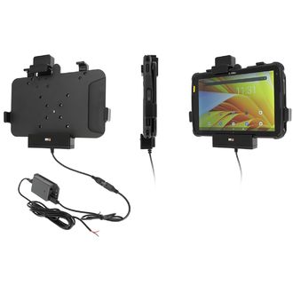 Brodit държач за Zebra ET40/ET45 10" в калъф, AMPS/VESA 75, с предпазител, скрито зареждане