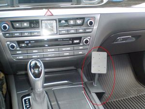Brodit ProClip монтажна скоба за Hyundai Genesis 15-20 САЩ, централна дясна