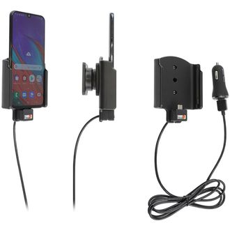 Brodit držák do auta na Samsung Galaxy A40, bez pouzdra, s nabíjením z cig. zapalovače/USB