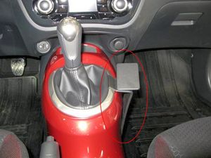 Brodit Suport de montaj ProClip pentru Nissan Juke 11-19 (doar manual), centru dreapta jos