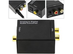 Audio převodník z analog RCA L/R (2xCinch) na digitální signál TOSLINK/Coaxial