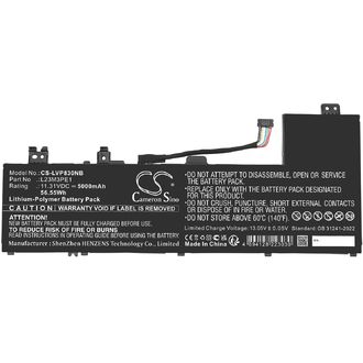 Батерия за Lenovo 83DR0000SB, 83DR0002US и други, 5000 mAh, Li-Pol