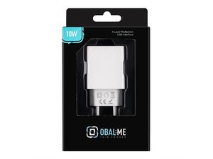 Obal:Me cestovní nabíječka USB-A 10W, bílá