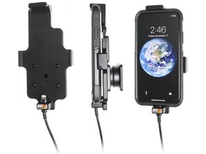 Brodit držák na Apple iPhone Xs/X v pouzdu, se skrytým nabíjením