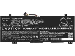 Akkumulátor Lenovo Ideapad C340 / Ideapad Flex készülékhez, 2850 mAh, Li-Pol