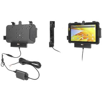 Brodit държач за Zebra ET40/ET45 8" в калъф, AMPS/VESA 75, скрито зареждане