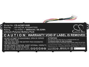 Baterie pentru Acer Conceptd 3/Spin 5/Swift 3/Swift 5, X/Travelmate Spin P4 și altele, 3800mAh. Li-Ion