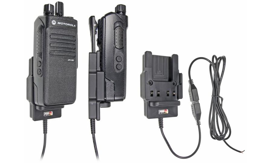 Brodit držák do auta na Motorola XPR 3300 bez pouzdra, se skrytým nabíjením