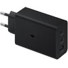 Samsung Power Adapter Trio 65W, încărcător rapid de călătorie fără cablu, negru