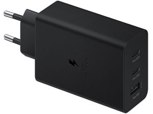 Samsung Power Adapter Trio 65W, utazási gyorstöltő kábel nélkül, fekete