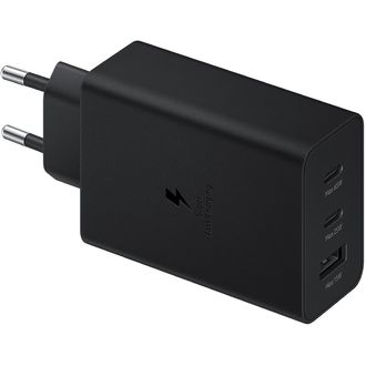 Samsung Power Adapter Trio 65W, încărcător rapid de călătorie fără cablu, negru