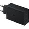 Samsung Power Adapter Trio 65W, utazási gyorstöltő kábel nélkül, fekete