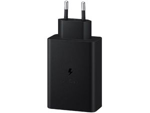 Samsung Power Adapter Trio 65W, utazási gyorstöltő kábel nélkül, fekete
