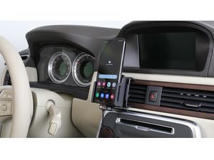 Brodit държач за кола за Samsung Galaxy S22+, в калъф, регулируем, с CL/USB зареждане