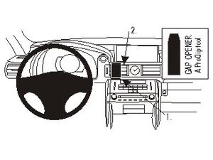 Brodit ProClip pro Lexus IS Convertible Series 16-21/IS Series 14-21/RC Series 14-24, na střed