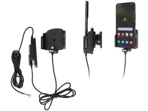 Brodit držák do auta na Samsung Galaxy S22, v pouzdru, nastavitelný, se skrytým nabíjením