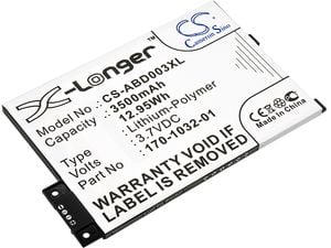 Akku für Amazon Kindle 3 (äqu. S11GTSF01A), 3500mAh
