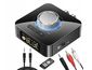 VAORLO M5 LED Bluetooth 5.0 audio vevő/adó, 3,5 mm AUX, RCA, microSD, USB, IR, IR