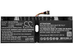 Akkumulátor Fujitsu Lifebook U904 (ekv. FPCBP412), 3050mAh