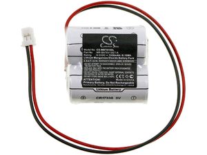 Akkumulátor Mitsubishi MR-BAT6V1SET-A és MR-J4 WK17, 1350 mAh, Li-Mno2 akkumulátorokhoz